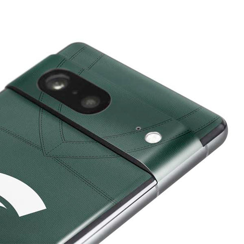 Michigan State University Green Jersey Pixel Skins